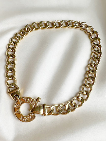 Vergulde designer ketting