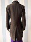 Bruine wollen designer jas