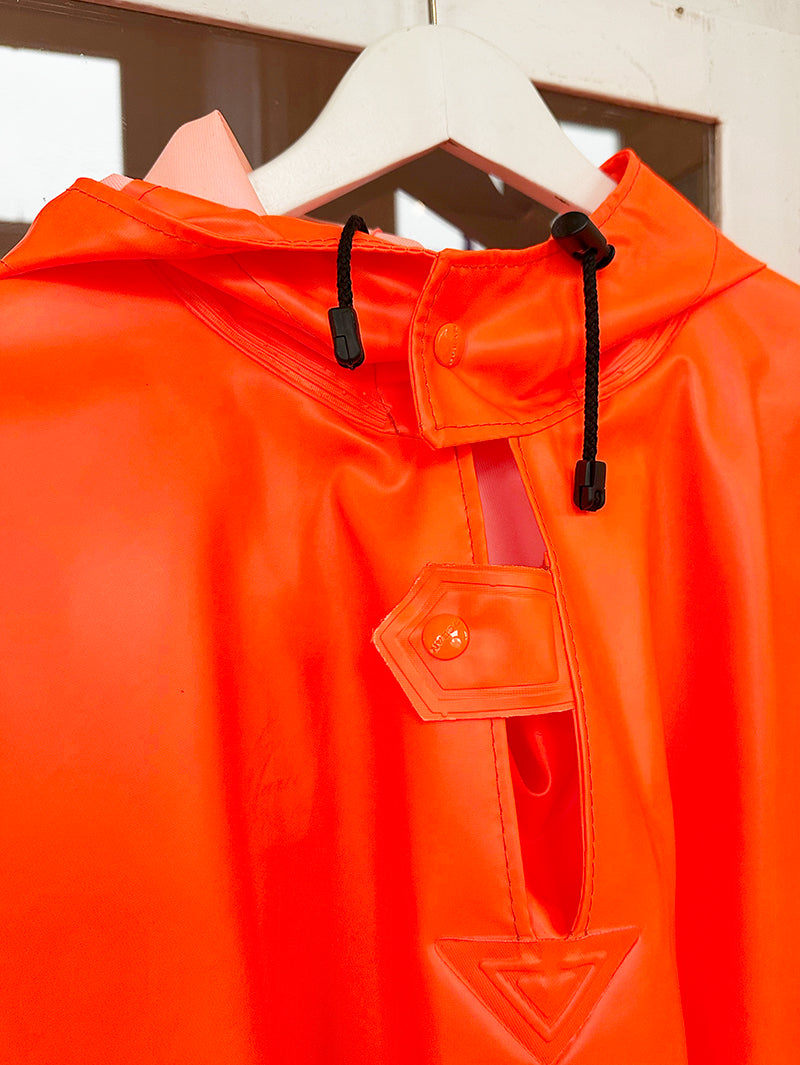 Neon-oranje anorak