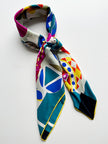 Zijden sjaal in circus-thema