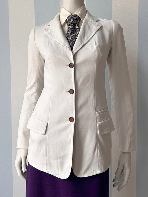 Off-white designer blazer
