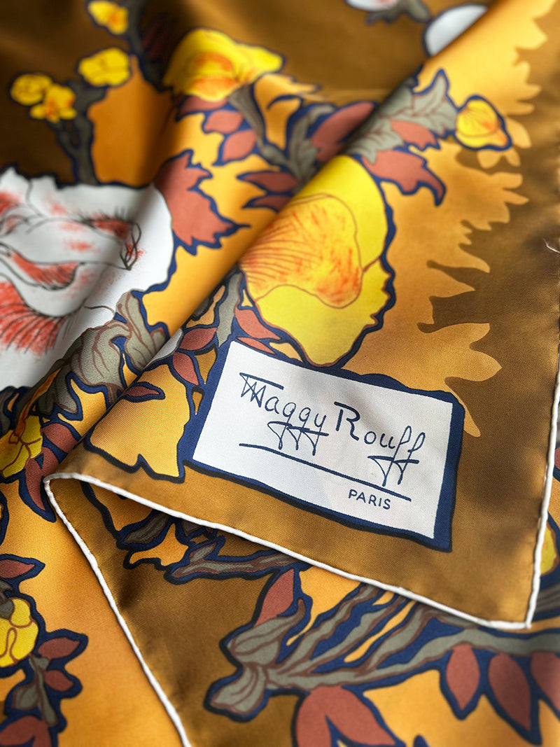 Zijden designer sjaal