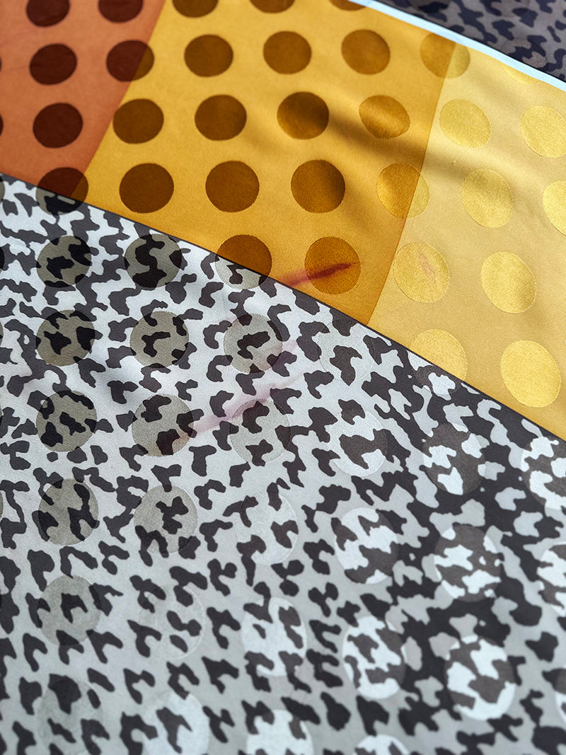 Zijden designer sjaal