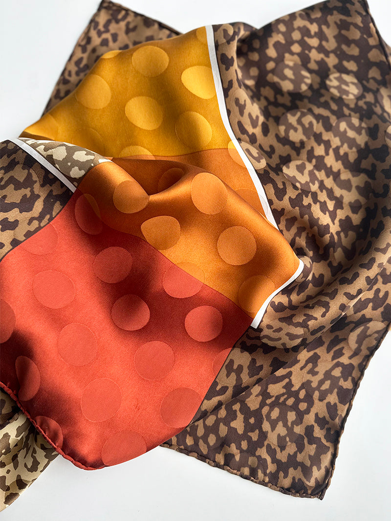 Zijden designer sjaal