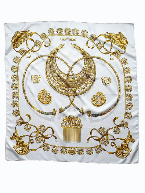 Zijden designer sjaal 