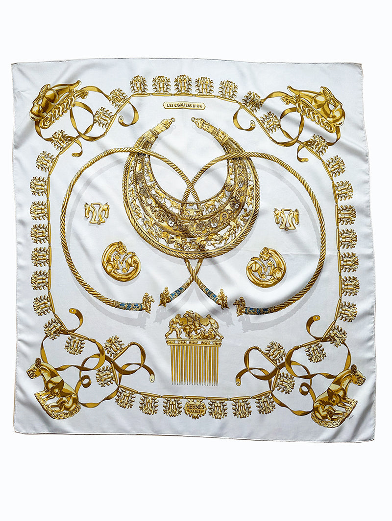 Zijden designer sjaal 