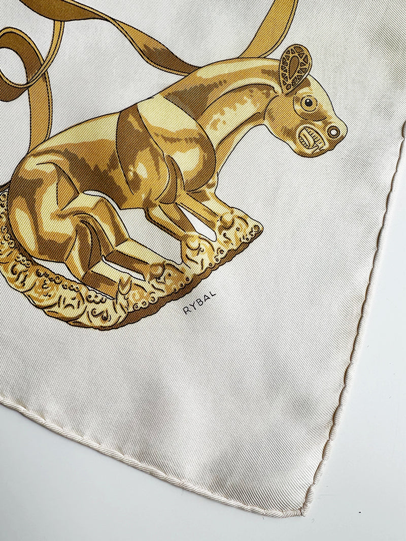 Zijden designer sjaal 