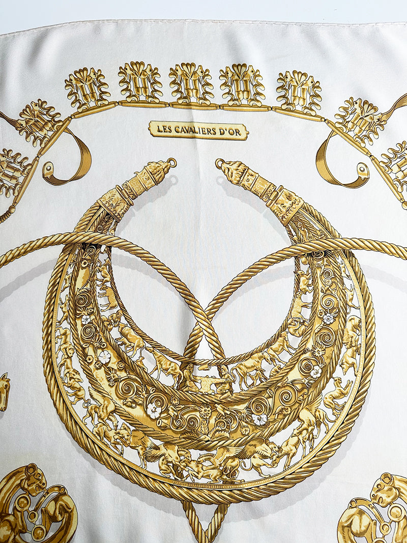 Zijden designer sjaal 