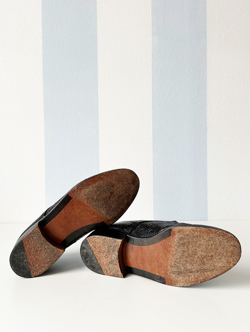 Zwarte veterschoenen uit Romans | 38,5