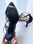 Donkerblauwe designer pumps | 36,5