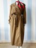 Kaki trenchcoat met uitneembare voering