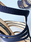 Donkerblauwe designer pumps | 36,5