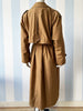 Kaki trenchcoat met uitneembare voering