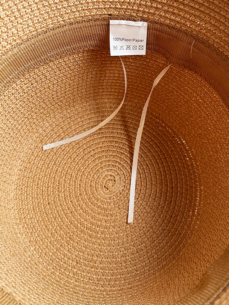 Bucket hat met strass teentjes