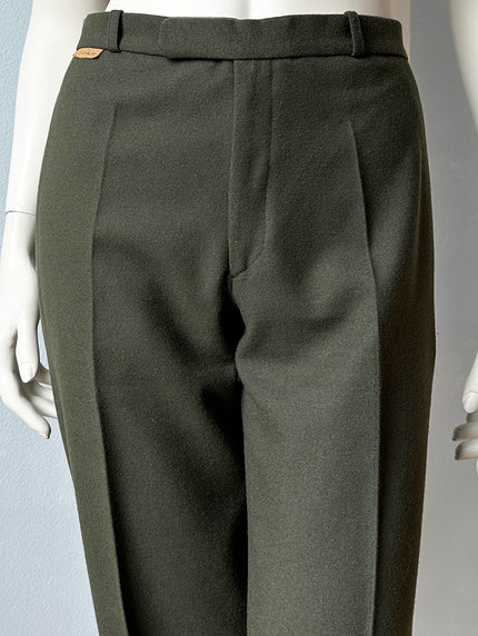 Donkergroene pantalon