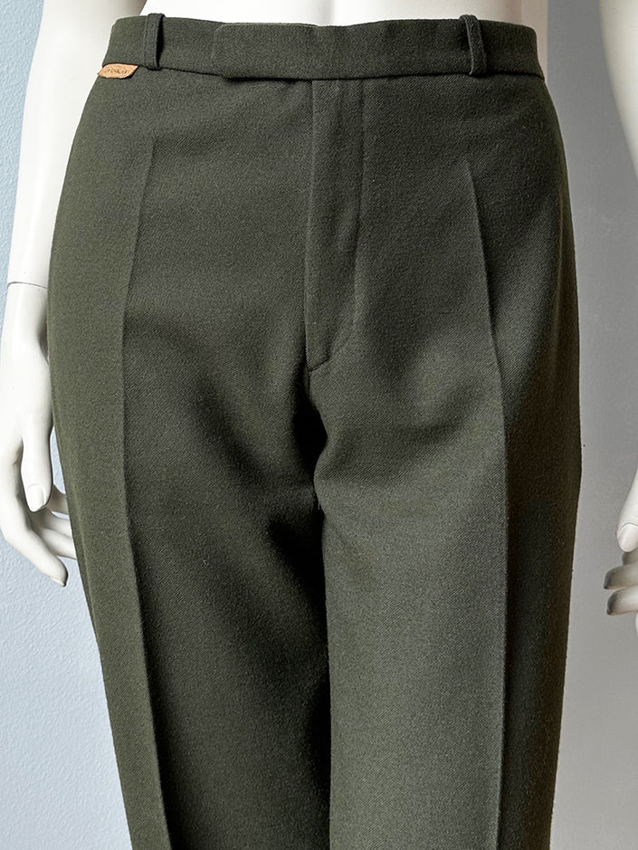 Donkergroene pantalon