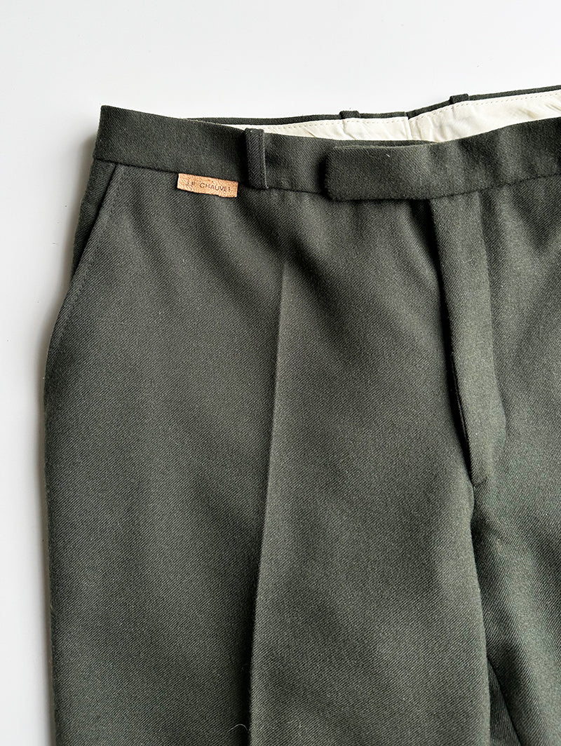 Donkergroene pantalon