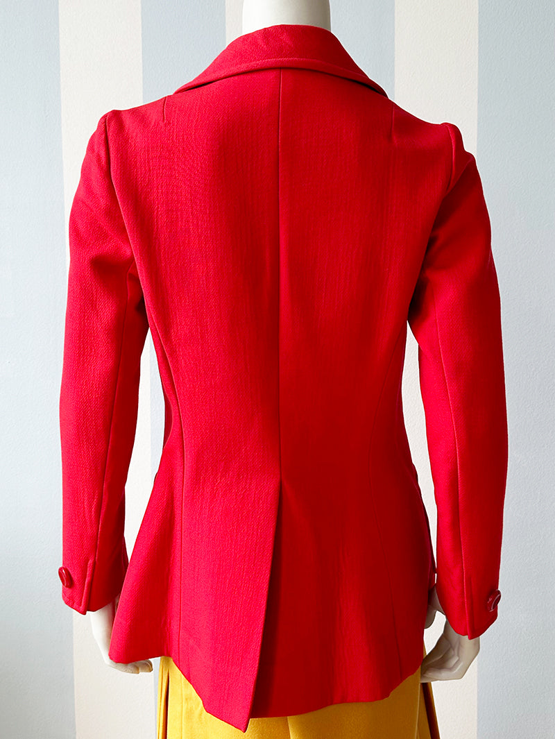 Rood handgemaakt jasje