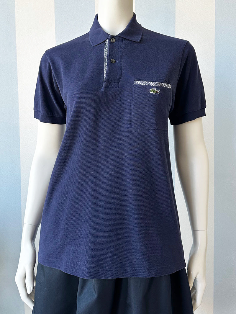 Donkerblauwe polo