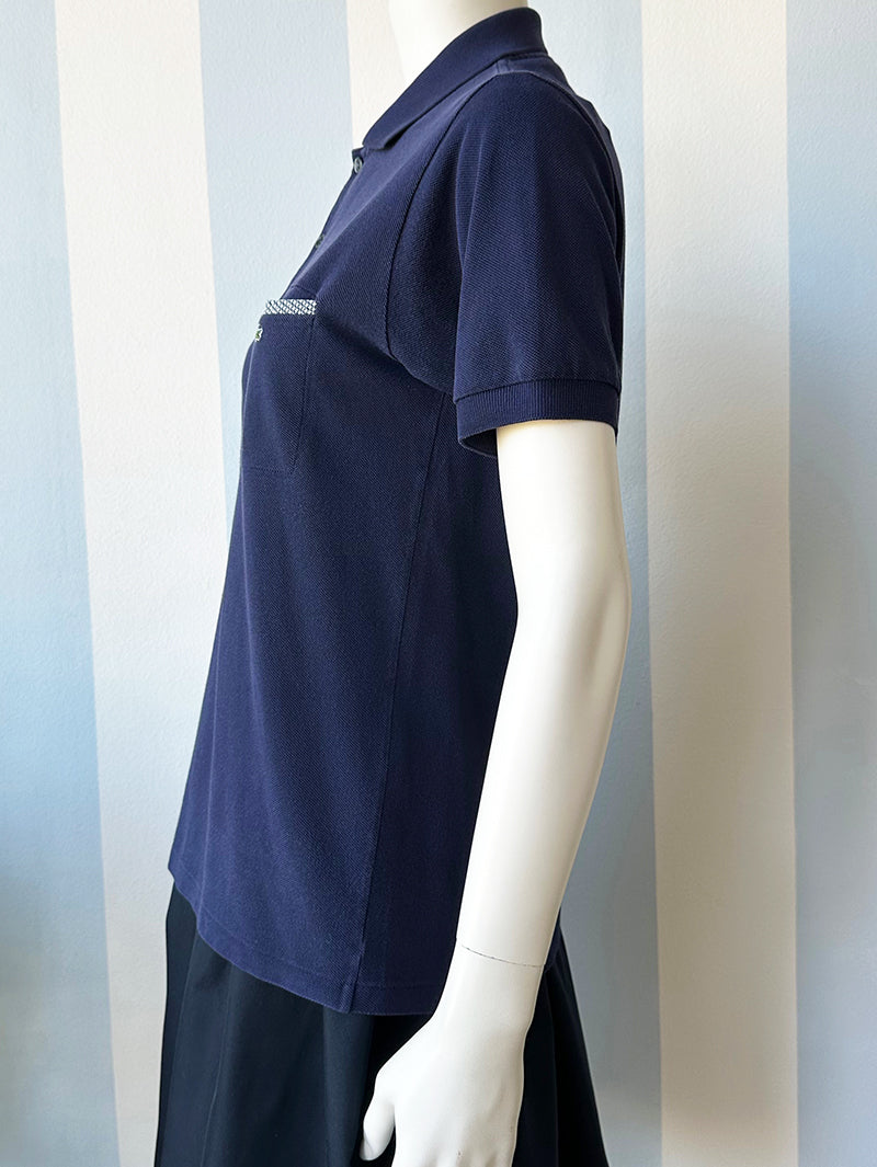 Donkerblauwe polo
