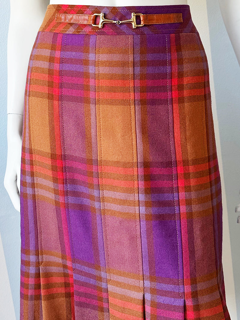 Ruiten designer plooirok