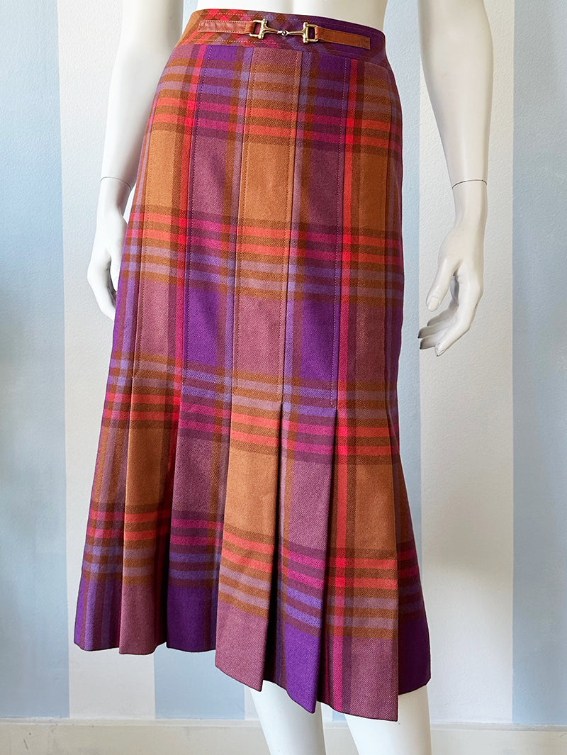 Ruiten designer plooirok