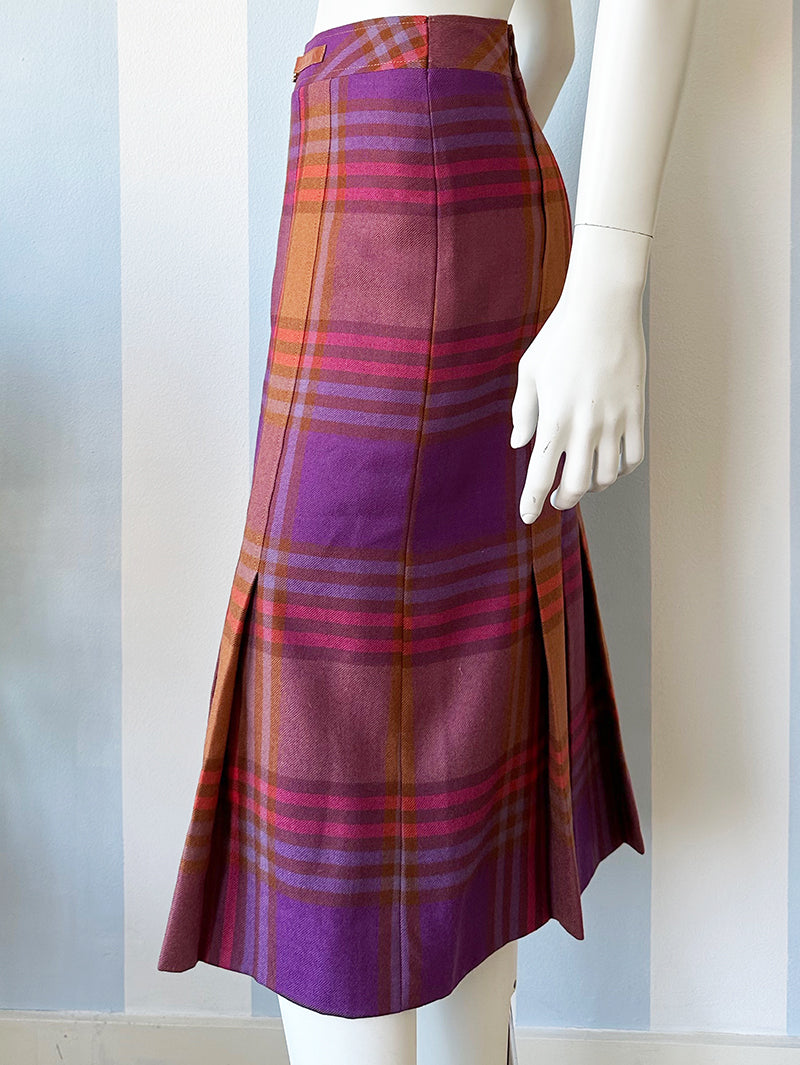 Ruiten designer plooirok