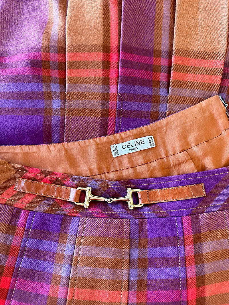 Ruiten designer plooirok