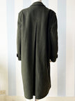 Donkergroene Loden mantel