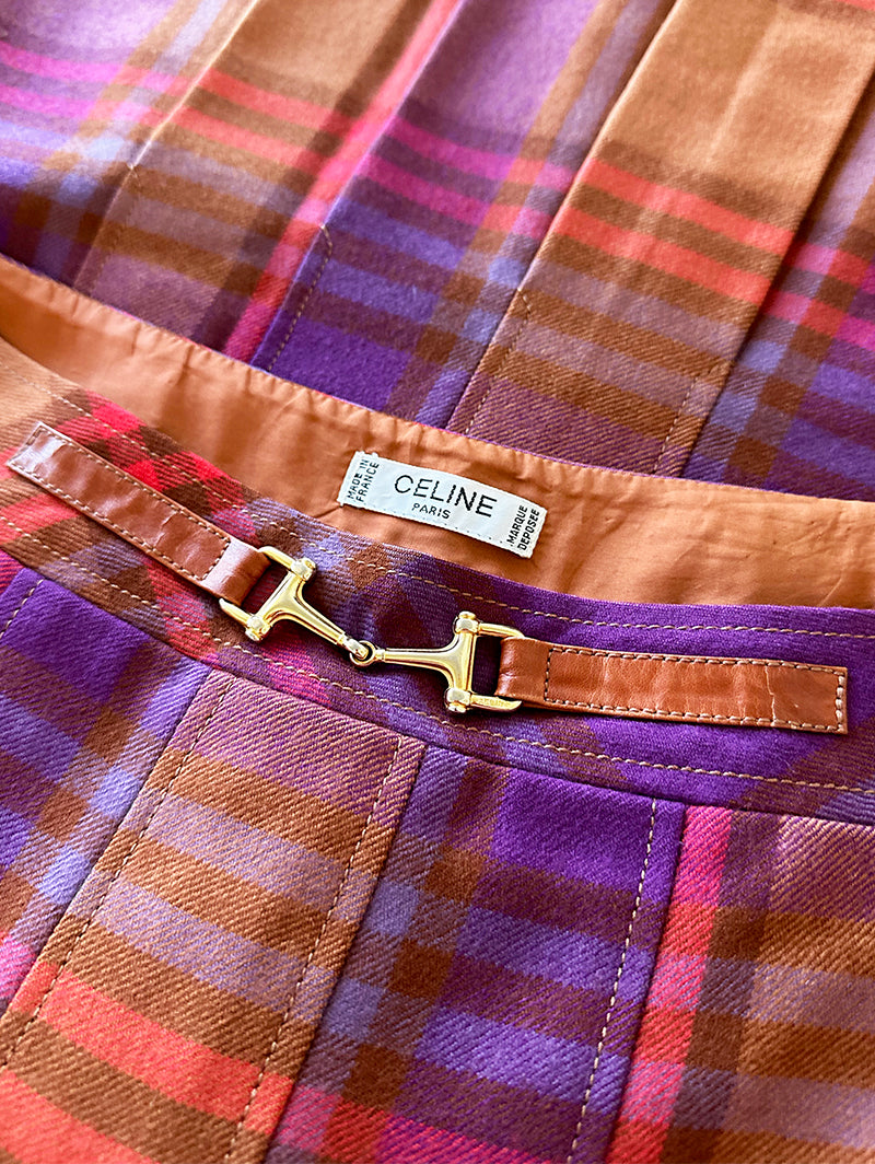 Ruiten designer plooirok