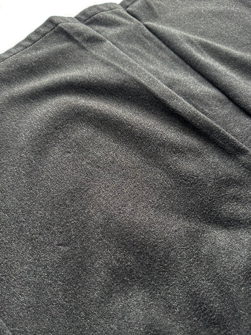 Donkergroene Loden mantel