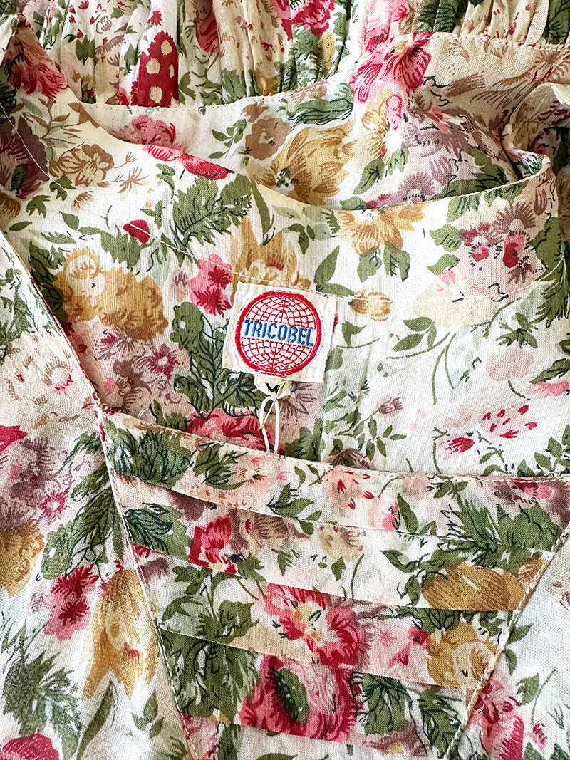 Floral jurk in 20s stijl