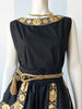 Zwart/gouden top