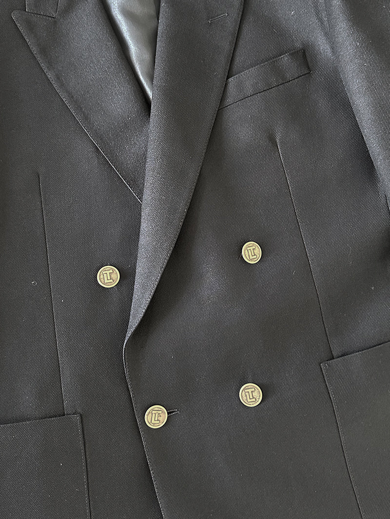 Double-breasted designer colbert