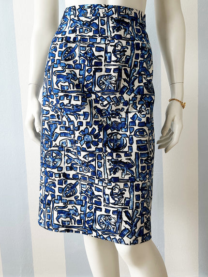 Kokerrok met print