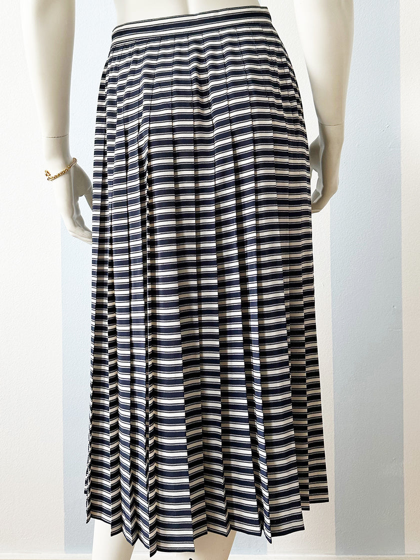 Gestreepte plooirok