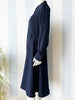 Donkerblauwe designer jurk
