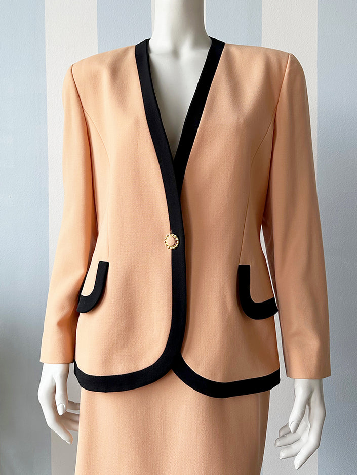 Pasteloranje blazer