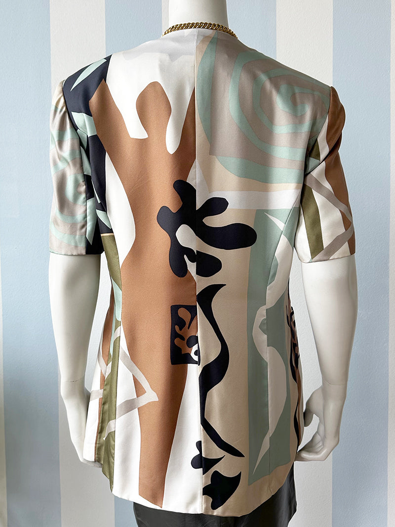 Zijden designer blazer