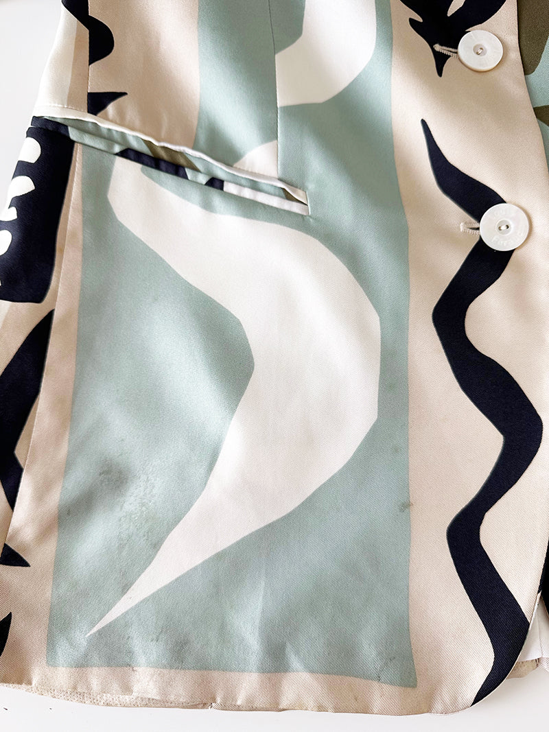 Zijden designer blazer