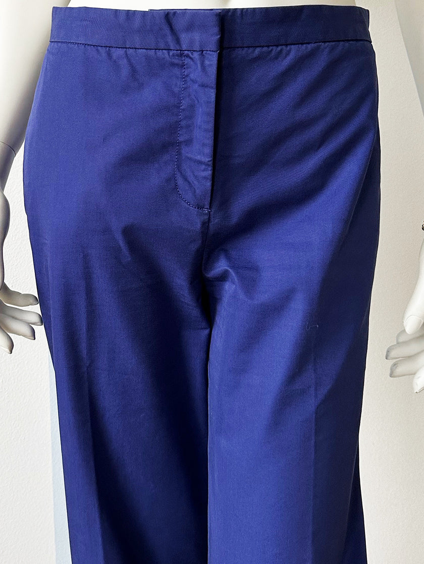 Diepblauwe  capribroek