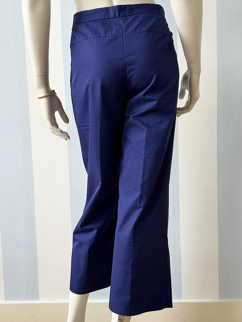 Diepblauwe  capribroek