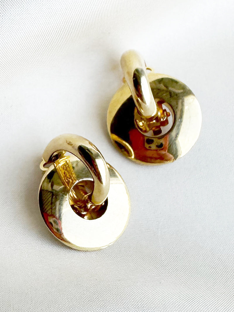 Gesigneerde clip oorbellen