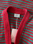 Gestreepte designer badjas
