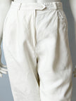 Witte linnen designerbroek