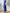Lavendelblauwe designer joggingbroek