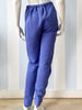 Lavendelblauwe designer joggingbroek