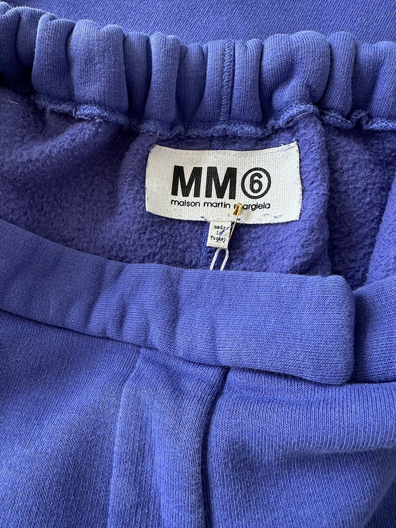 Lavendelblauwe designer joggingbroek