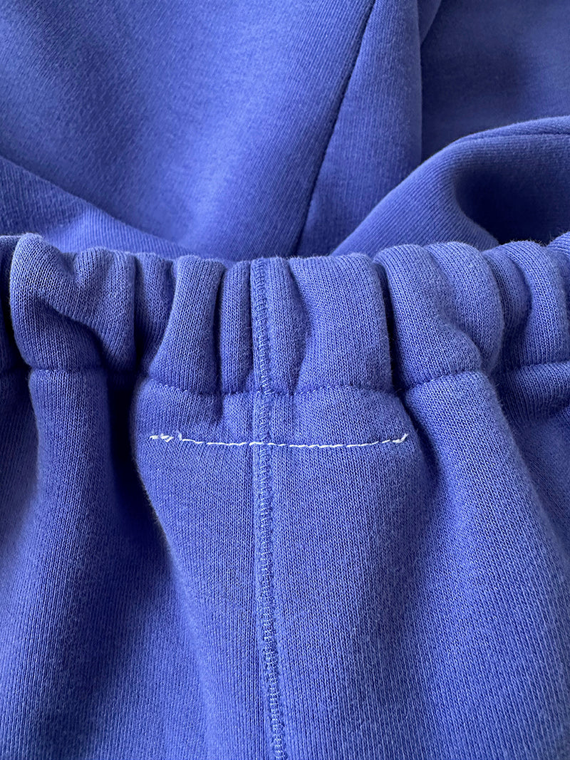 Lavendelblauwe designer joggingbroek