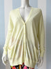 Lichtgeel oversized vest